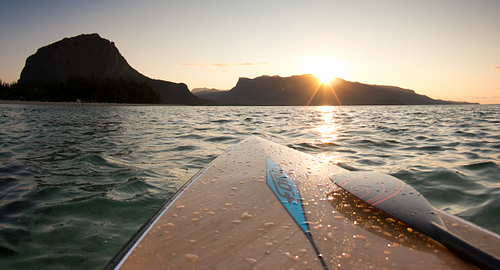 The start of a very long but rewarding SUP mission on the 12’6″ Race with instigator/partner in crime Marchin, the F-One distributor for Poland.