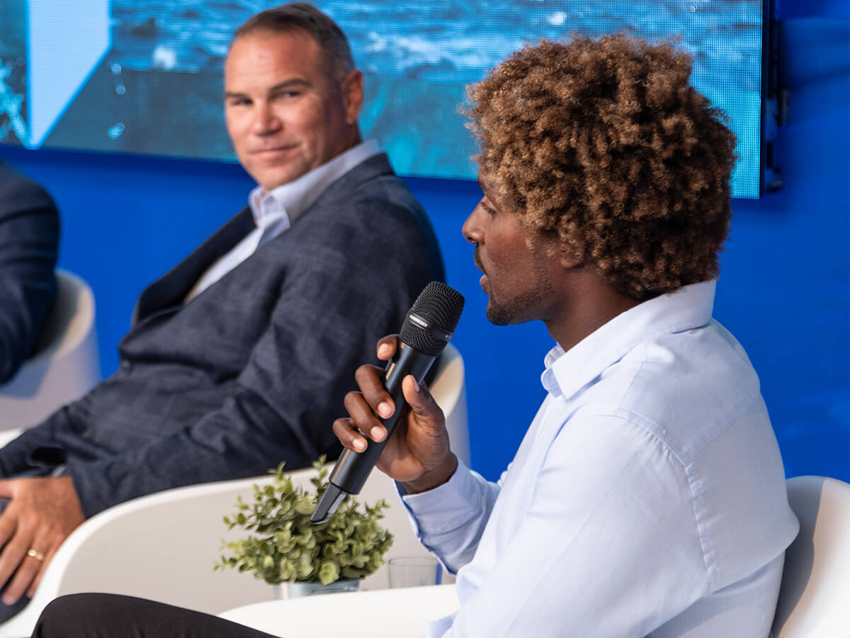 Mitu at the Ocean Race